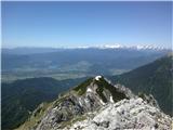 Razgled iz vrha na čudovite Julijske alpe
