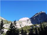 Half Dome (Yosemite, Kalifornija)  Prvi pogled na vrh Half Dome 