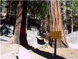 Half Dome (Yosemite, Kalifornija)  Jeklenice so spuščene 