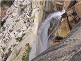 Half Dome (Yosemite, Kalifornija)  Vrh slapu Nevada Fall 