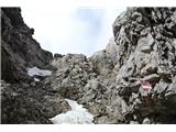 Cima Toro (2.355 m), Furlanski Dolomiti Markirana pot vodi na sedlo…