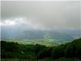 Planina Predolina luknja jasnine nad Drežnico