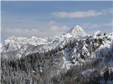 Gor nad Višarsko planino ju zagledam...lepotca... :-)