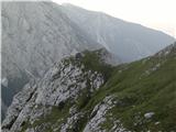 Pogled proti Bivaku v Kočni