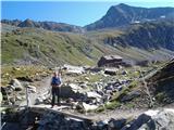 Koča Arthur Von Schmid Haus in pogled na Sauleck