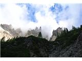 Cima Toro (2.355 m), Furlanski Dolomiti Pravljične meglice.