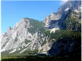 pogled na Sleme pod Mojstrovkami