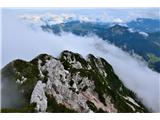 Murijeva planina below Mlinarjevo sedlo - Na Križu (Kokrska Kočna)