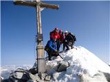 Gran Mesule (3480m) na vrhu