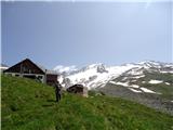 Gran Mesule (3480m) vračanje v dolino