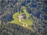 Pogled iz vrha na planino Preval