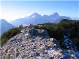 z vrha lep pogled na skupino Grauzarie in Sernia