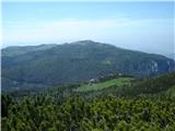 Velika planina je še daleč, spredaj Pl. Rzenik