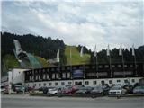 pogled na skakalni stadion