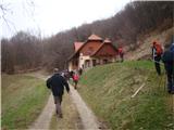 Sladka gora - Pečica - Boč in nazaj prvi počitek pri planinskem domu Velikonočnica