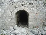 eden izmed množice tunelov na Batognjici