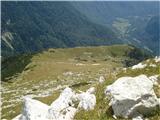 komaj nekaj ostankov nekoč bolj poznane planine Zgornji Tosc