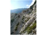 prečenje skalnatih pobočij Slemena