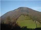 Trojane - Laško pogled nazaj na Čemšeniško planino