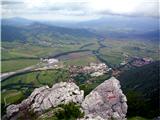Z vrha Ture proti dolini