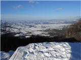 Pogled na Šentjernej in okolico