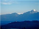 Tolsti vrh, Storžič in meni ljuba Košuta v ozadju