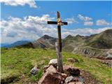 Colle dei Larici 1779m, zadaj Monte Verzegnis