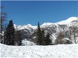 Zajzera - Rifugio Grego proti Poldašnji špici in... 