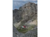 zakljucek grebena pred kočo Alpe di Tires