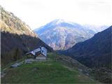 Gamskofel (2526) zgornja Valentinova planina, zadaj Polinik