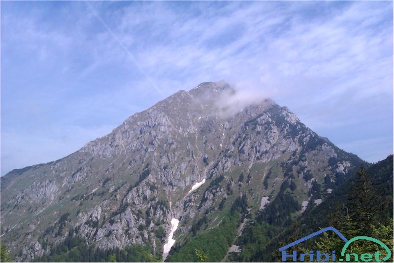 pogled na Storžič s Kališča