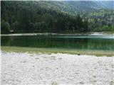 Jezero Jasna pri Kranjski Gori Lepo je.