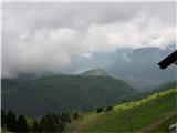 Malga di monte Cuar Proti dolini