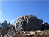 Visoka skala na planini ,ki služi kot razgledišče.