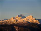 Triglav zjutraj, približano