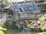 Tako tipičnih stanov za Fužinske planine tu tako rekoč ni.Ta je zgleda bolj zadnji.