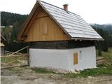 Spustil sem se po planini do glavne ceste, ki pripelje na planino in si ogledoval stanove na planinii, ki jih v glavnem uporabljajo kot počitniške objekte.