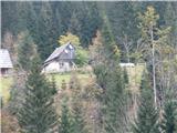 Objekti so vsenaokrog po planini. Planina se nekako postopoma narahlo spušče proti lepemu ravnemu travničku na katerem sem zagledal krave.