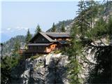 Karlsbader hutte Čudovito Dolomiten hutte