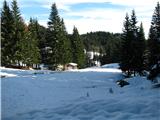 Prihod na planino.