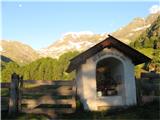 Stettiner hutte (Rifugio Petrarca) - Grafspitze (3147) Kapelica Josepha, misionarja Maroka