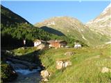 Stettiner hutte (Rifugio Petrarca) - Grafspitze (3147) Lazinser Hof 1782m