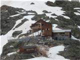 Stettiner hutte (Rifugio Petrarca) - Grafspitze (3147) Spanje tu ni možno do 2017, le oskrba s hrano