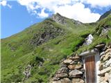 Zwickauer Hutte (Planfernerhutte, Rif.Plan) - Hinterer Seelenkogel (Cima delle Anime) (3489) He male moči