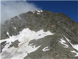 Zwickauer Hutte (Planfernerhutte, Rif.Plan) - Hinterer Seelenkogel (Cima delle Anime) (3489) Hinterer Seelenkogel - ime dobil po jezerih