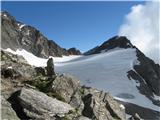 Zwickauer Hutte (Planfernerhutte, Rif.Plan) - Hinterer Seelenkogel (Cima delle Anime) (3489) 