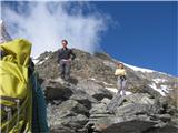 Zwickauer Hutte (Planfernerhutte, Rif.Plan) - Hinterer Seelenkogel (Cima delle Anime) (3489) Na predvrhu Seelenkogla