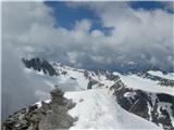 Zwickauer Hutte (Planfernerhutte, Rif.Plan) - Hinterer Seelenkogel (Cima delle Anime) (3489) 