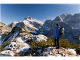 Z vrha Velikega Konja (Triglav, Kanjavec in Vodnikov Vršac)