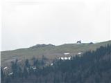 Z ravnice nad planino se vidi tudi Velika planina.